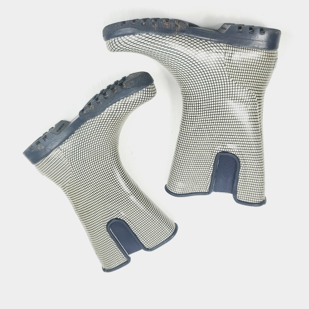 Sperry gingham rubber boots women size 6 - Picture 2 of 7